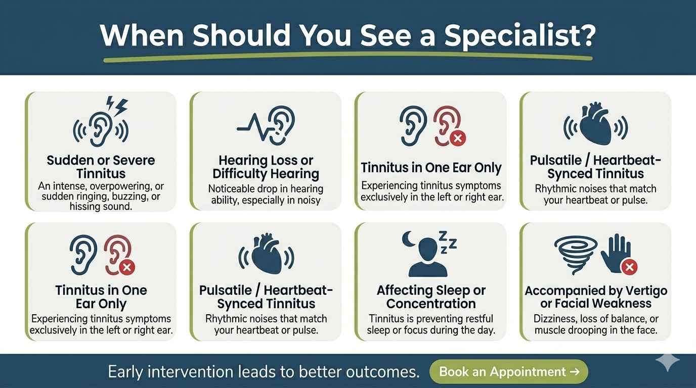 When Should you see a Specialist for Tinnitus Treatment - Audiology Planet