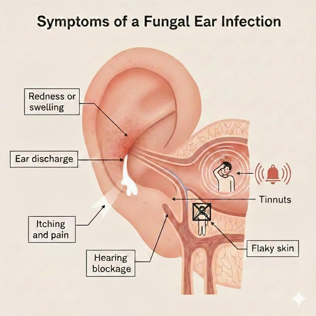 Symptoms of a Fungal Ear Infection