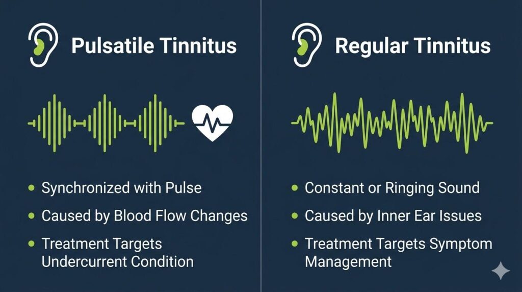 Are Regular Tinnitus and pulsatile tinnitus same - Audiology Planet