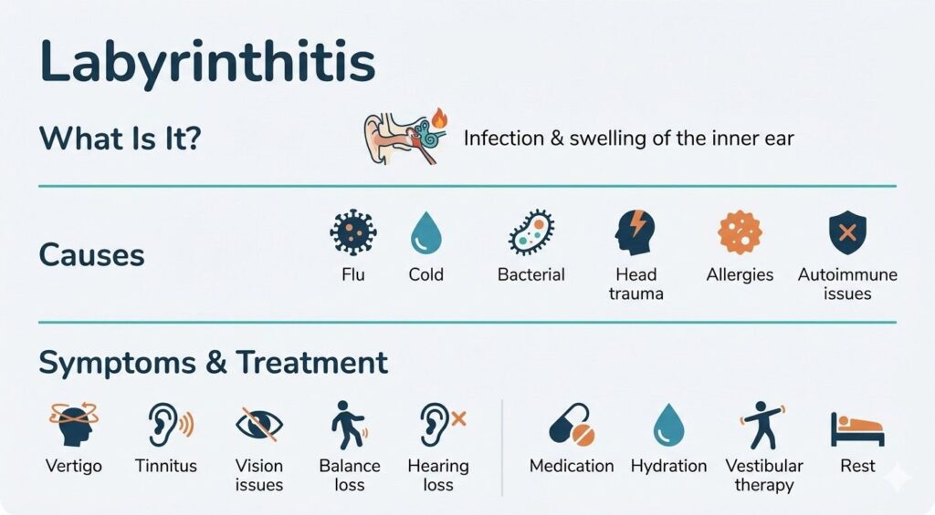 What Causes Labyrinthitis? - Audiology Planet