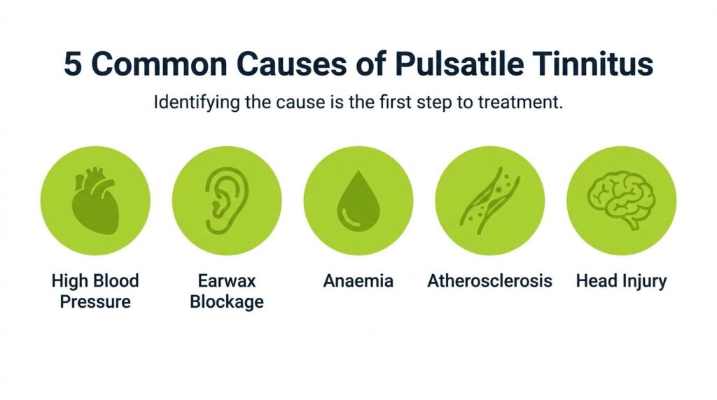 What are the most common causes of pulsatile tinnitus - Audiology Planet