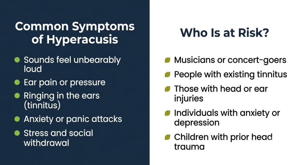 What is Hyperacusis and its symptoms - Audiology Planet