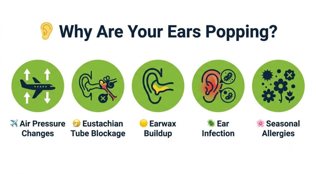 Common causes of ear popping — Audiology Planet
